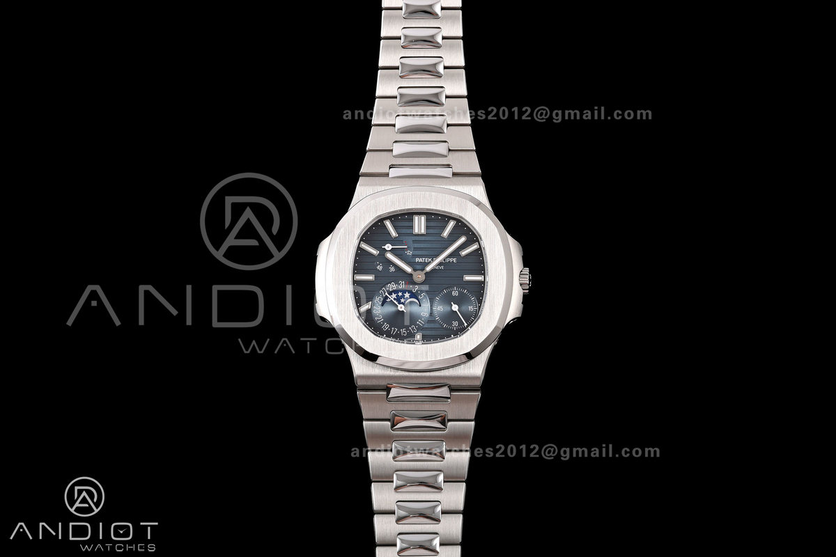 Nautilus 5712 SS WSF 1:1 Best Edition Blue Dial on SS Bracelet JH240 Super Clone